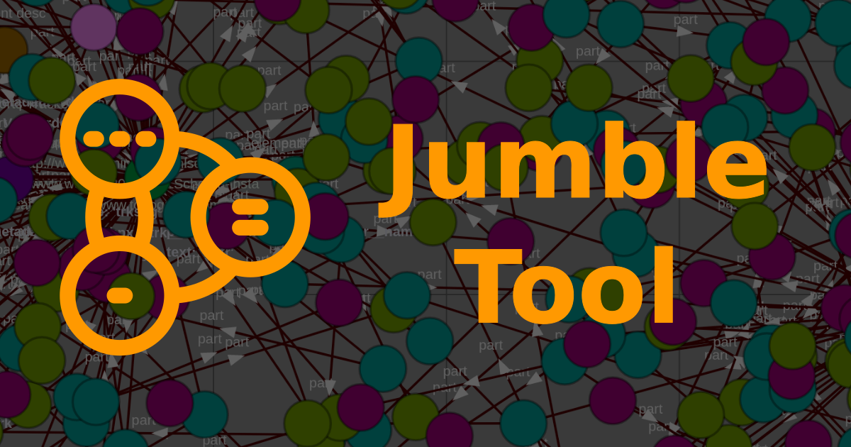 Jumble Tool manage complexity by discovering structure